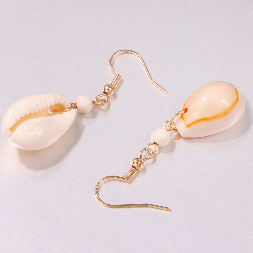 Fashion Simple Shell Pendant Ear Hook Drop Earrings Ladies Trendy Temperament Charm Bohemia Style Jewelry For Women
Fashion Simple Shell Pendant Ear Hook Drop Earrings Ladies Trendy Temperament Charm Bohemia Style Jewelry For Women