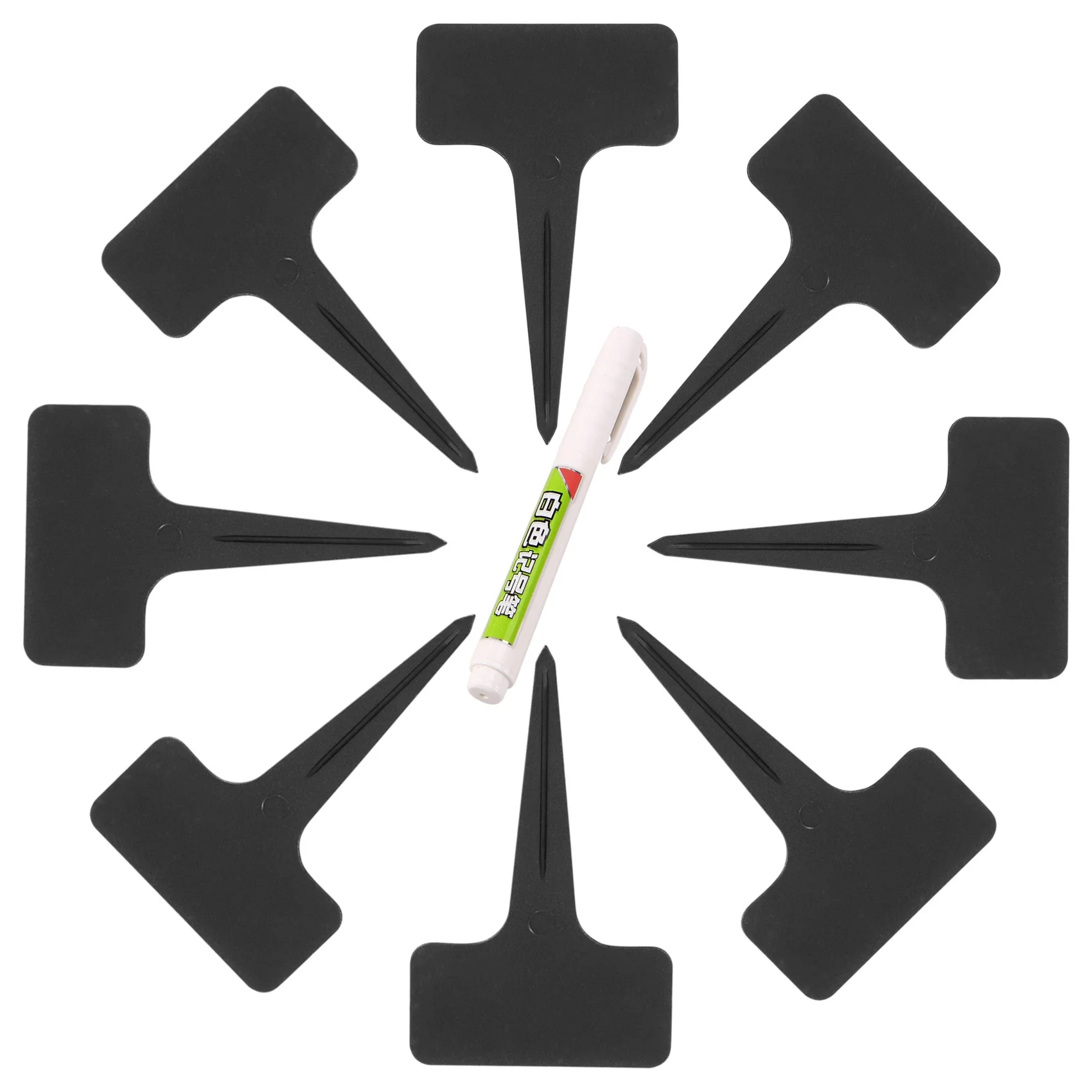 101Pcs/Set Black Plant Labels Water T-Types Plant Tag Reusable Nursery Garden Labels Plant Markers for Flower Vegetables
101Pcs/Set Black Plant Labels Water T-Types Plant Tag Reusable Nursery Garden Labels Plant Markers for Flower Vegetables