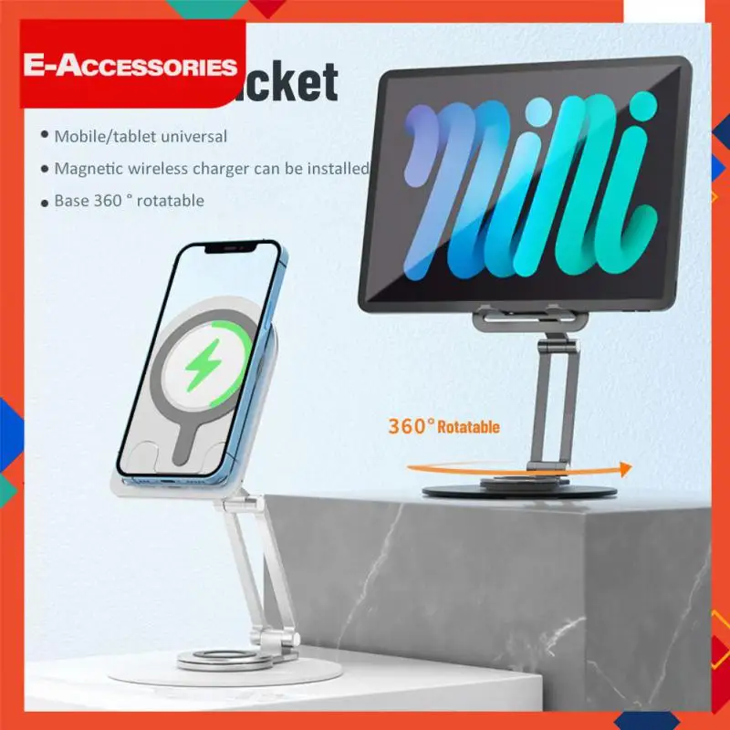 Universal Wireless Charging Stand Multi-function 1pc W Aluminum Alloy Portable Magnetic Wireless Fast Charging Stand Rotation
Universal Wireless Charging Stand Multi-function 1pc W Aluminum Alloy Portable Magnetic Wireless Fast Charging Stand Rotation