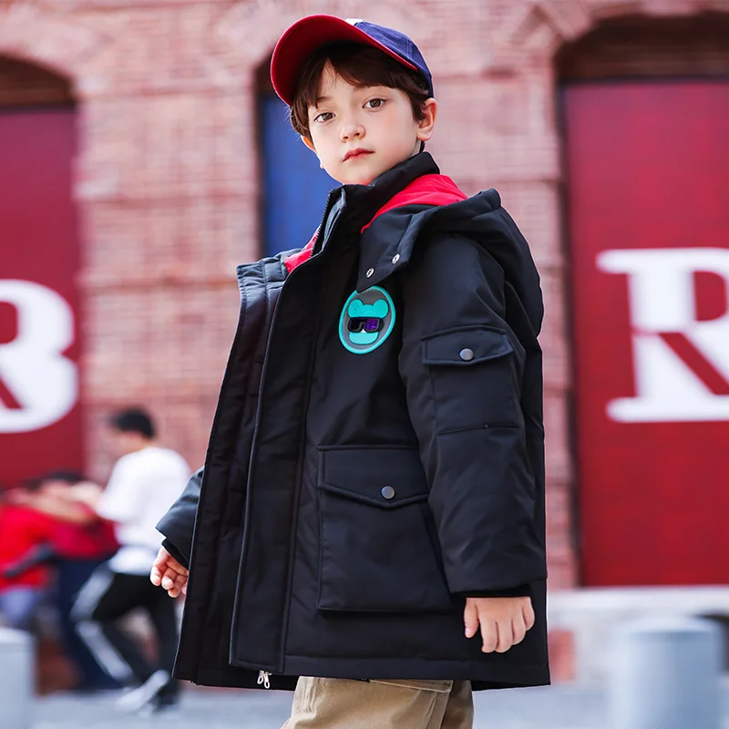 2022 Winter Boys hooded windproof duck down coat Girls casual windproof warm thick coat Medium and large children's down jacket
2022 Winter Boys hooded windproof duck down coat Girls casual windproof warm thick coat Medium and large children's down jacket
