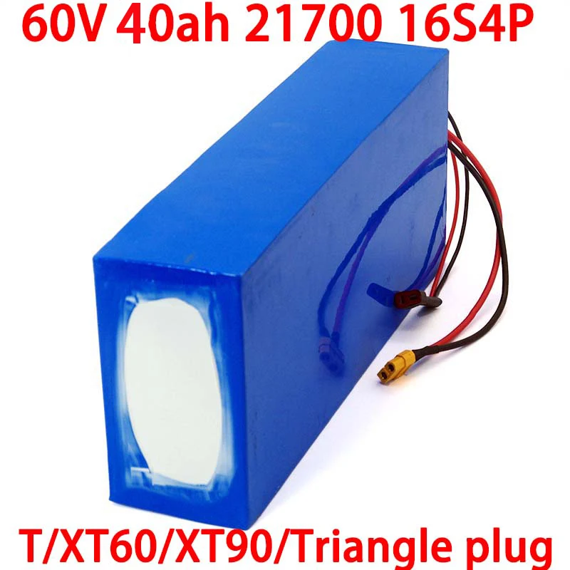60V 40ah 21700 16s4p Electric scooter bateria 67.2v 40AH Electric Bicycle Lithium Battery 1000W 2000W ebike batteries
60V 40ah 21700 16s4p Electric scooter bateria 67.2v 40AH Electric Bicycle Lithium Battery 1000W 2000W ebike batteries
