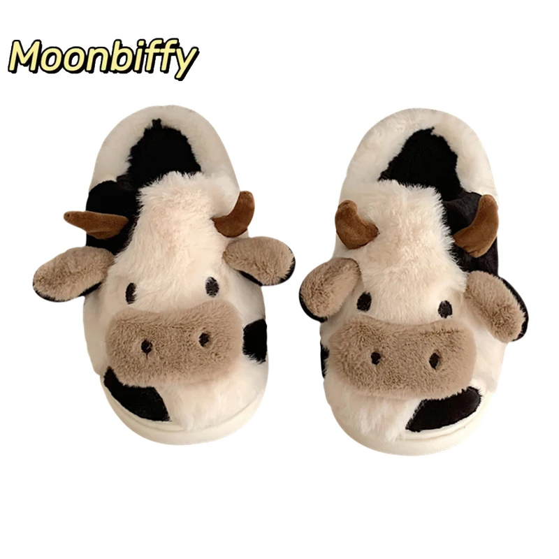 2022 Milk Cow Fluffy Fur Slippers Women Winter Warm Closed Plush Home Slippers Bunny Kawaii Flat Cute Animal Dog Slides Shoes 
2022 Milk Cow Fluffy Fur Slippers Women Winter Warm Closed Plush Home Slippers Bunny Kawaii Flat Cute Animal Dog Slides Shoes