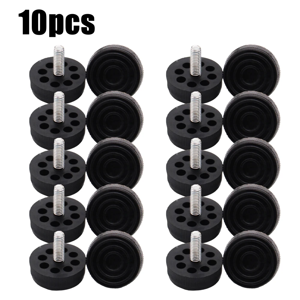10 pack Furniture Legs Anti-slip Base Table Cabinet Leg Pad Feet Leveler Floor Protector M6/M8/M10 Screw In Foot Mats
10 pack Furniture Legs Anti-slip Base Table Cabinet Leg Pad Feet Leveler Floor Protector M6/M8/M10 Screw In Foot Mats