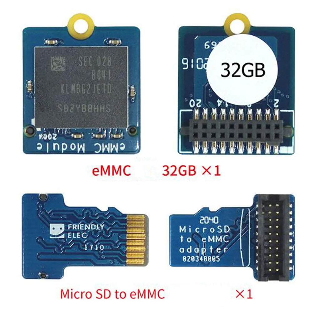Модуль флэш-памяти 8 ГБ 16 ГБ 32 ГБ 64 Гб EMMC модуль адаптер для Nanopi M4 NEO4 M4 V2
Модуль флэш-памяти 8 ГБ 16 ГБ 32 ГБ 64 Гб EMMC модуль адаптер для Nanopi M4 NEO4 M4 V2