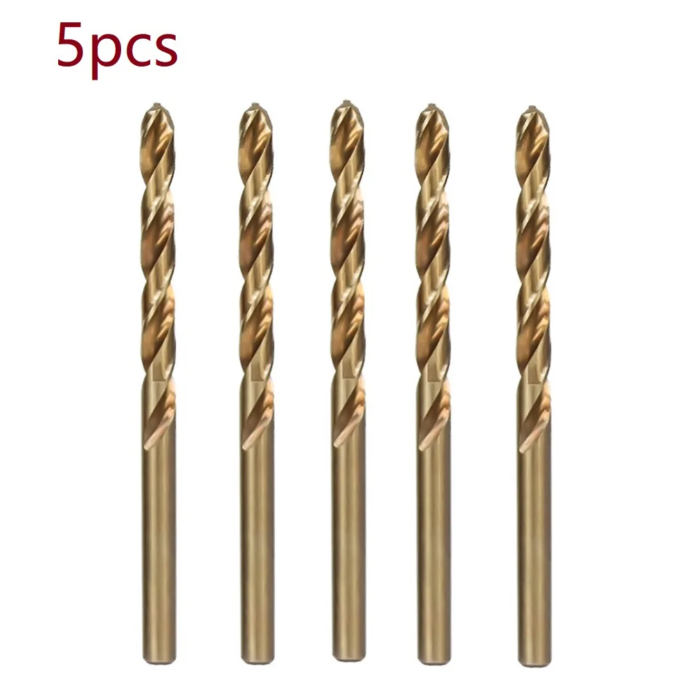 M35 Cobalt Drill Bits 1mm-8mm 5pcs Cobalt HSS Drill Bit Drilling For Stainless Steel Manual Drill Chuck Aluminum
M35 Cobalt Drill Bits 1mm-8mm 5pcs Cobalt HSS Drill Bit Drilling For Stainless Steel Manual Drill Chuck Aluminum