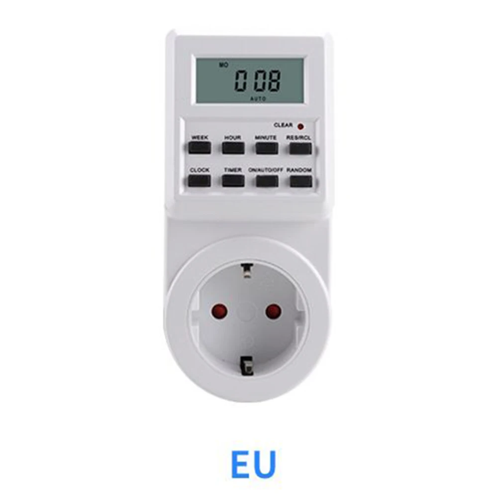 Digital LCD Timer Switch 1 Minute 230V 8 Operating Buttons Plug-in Type For EU PLUG/AU PLUG Quality Is Guaranteed
Digital LCD Timer Switch 1 Minute 230V 8 Operating Buttons Plug-in Type For EU PLUG/AU PLUG Quality Is Guaranteed