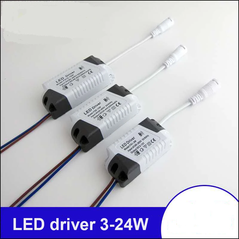LED Driver DC Plug 1-3W 4-7W 8-12W 13-18W 18-24W For LEDs Power Supply Unit AC90-265V Lighting Transformers For LED Power Light 
LED Driver DC Plug 1-3W 4-7W 8-12W 13-18W 18-24W For LEDs Power Supply Unit AC90-265V Lighting Transformers For LED Power Light