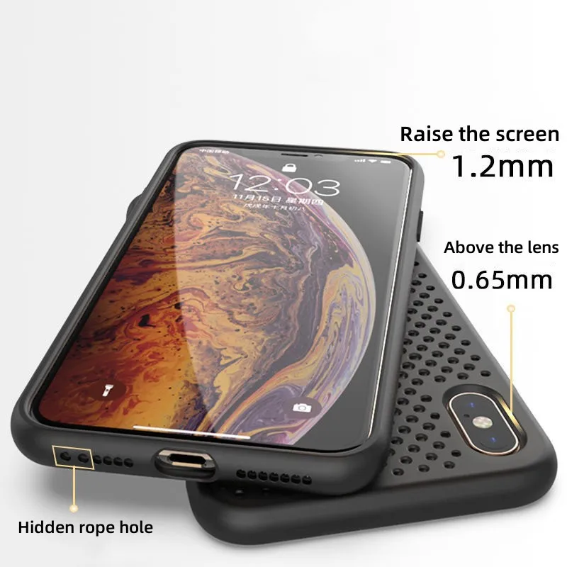 Honeycomb iPhone case is available for 12 13 11 pro promax mini SE (2020) anti-crash cooling case Solid color case silicone case
Honeycomb iPhone case is available for 12 13 11 pro promax mini SE (2020) anti-crash cooling case Solid color case silicone case