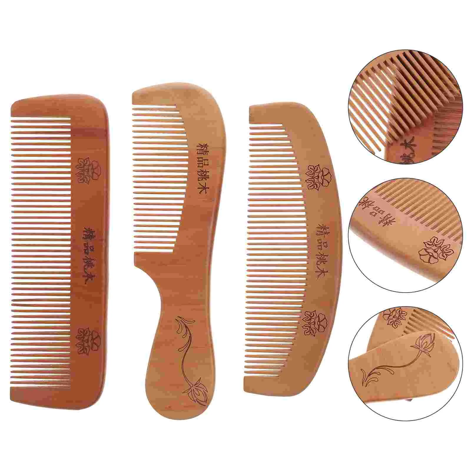 Comb Wood Wooden Hairwide Peach Natural Combs Pocket Anti Static Sandalwood Handle Carved Detanglingmen Dressy Fine
Comb Wood Wooden Hairwide Peach Natural Combs Pocket Anti Static Sandalwood Handle Carved Detanglingmen Dressy Fine