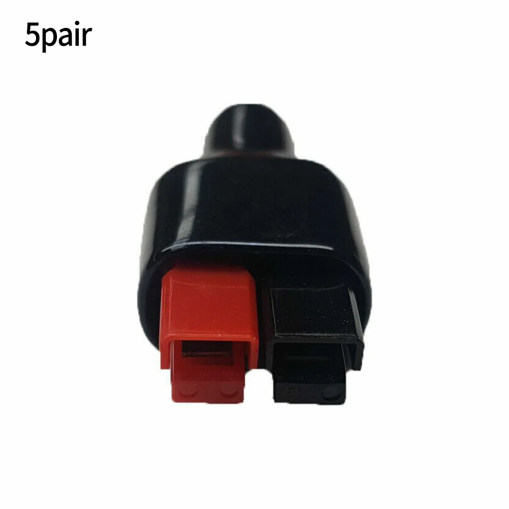 5 Pairs Of 30AMP Interchangeable Plugs Of The Same Type For Anderson Style Connector & Rubber Black Covers / Sleeves Accessories
5 Pairs Of 30AMP Interchangeable Plugs Of The Same Type For Anderson Style Connector & Rubber Black Covers / Sleeves Accessories