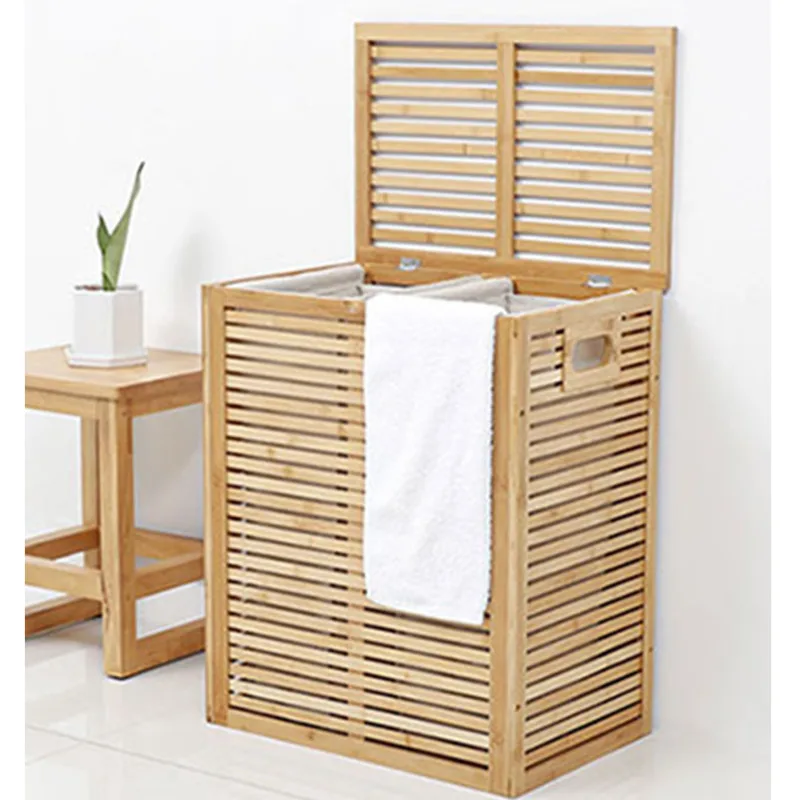 

Ins Wind Laundry Bag Bamboo Japanese Style Laundry Baskets Home Bedroom Classification Storage Basket Large Capacity Hamper