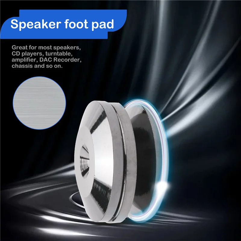 8PCS Metal Shockproof Foot Spikes Pads Stands Mats for Speakers CD Players Turntable Amplifier DAC Recorder Feet Pad 
8PCS Metal Shockproof Foot Spikes Pads Stands Mats for Speakers CD Players Turntable Amplifier DAC Recorder Feet Pad