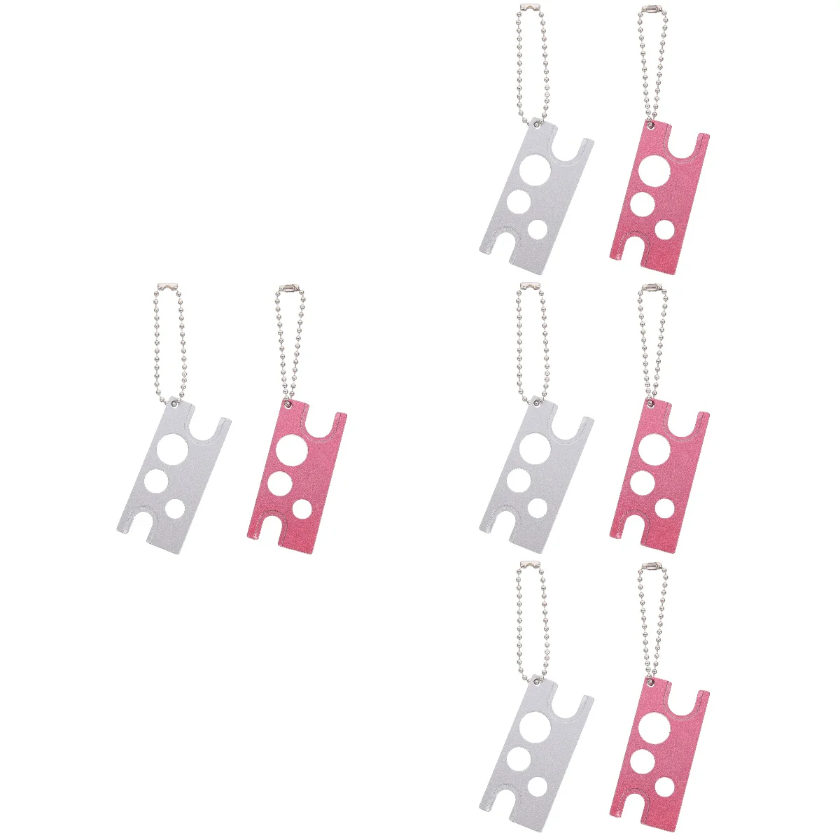8 pcs Decorative Glue Bottle Openers Delicate Keychains Universal Cap Remover Accessory
8 pcs Decorative Glue Bottle Openers Delicate Keychains Universal Cap Remover Accessory