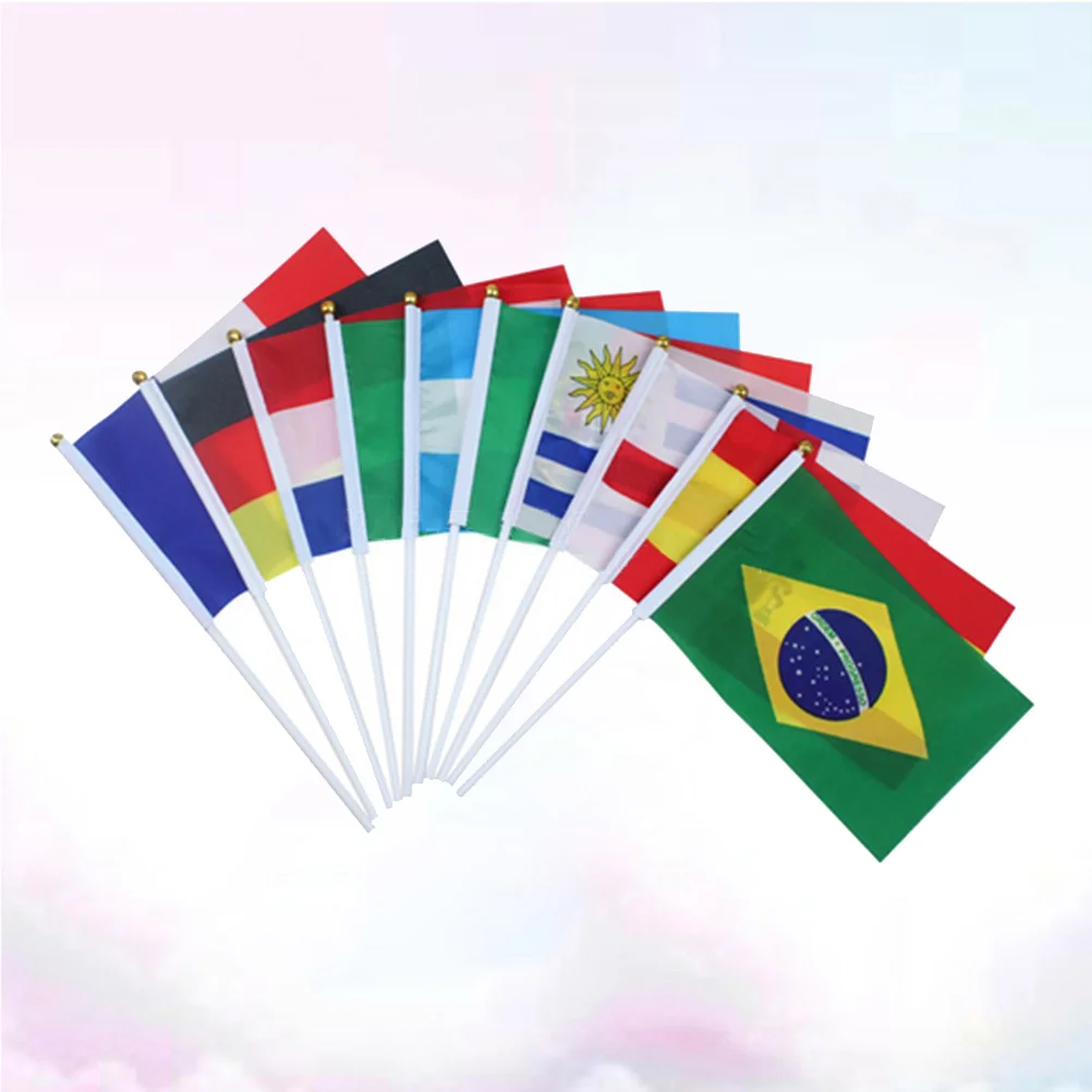 Flags Flag Stick World Hand Country Held Mini National Cup Football European International Bunting Sticks Toothpick Countries
Flags Flag Stick World Hand Country Held Mini National Cup Football European International Bunting Sticks Toothpick Countries