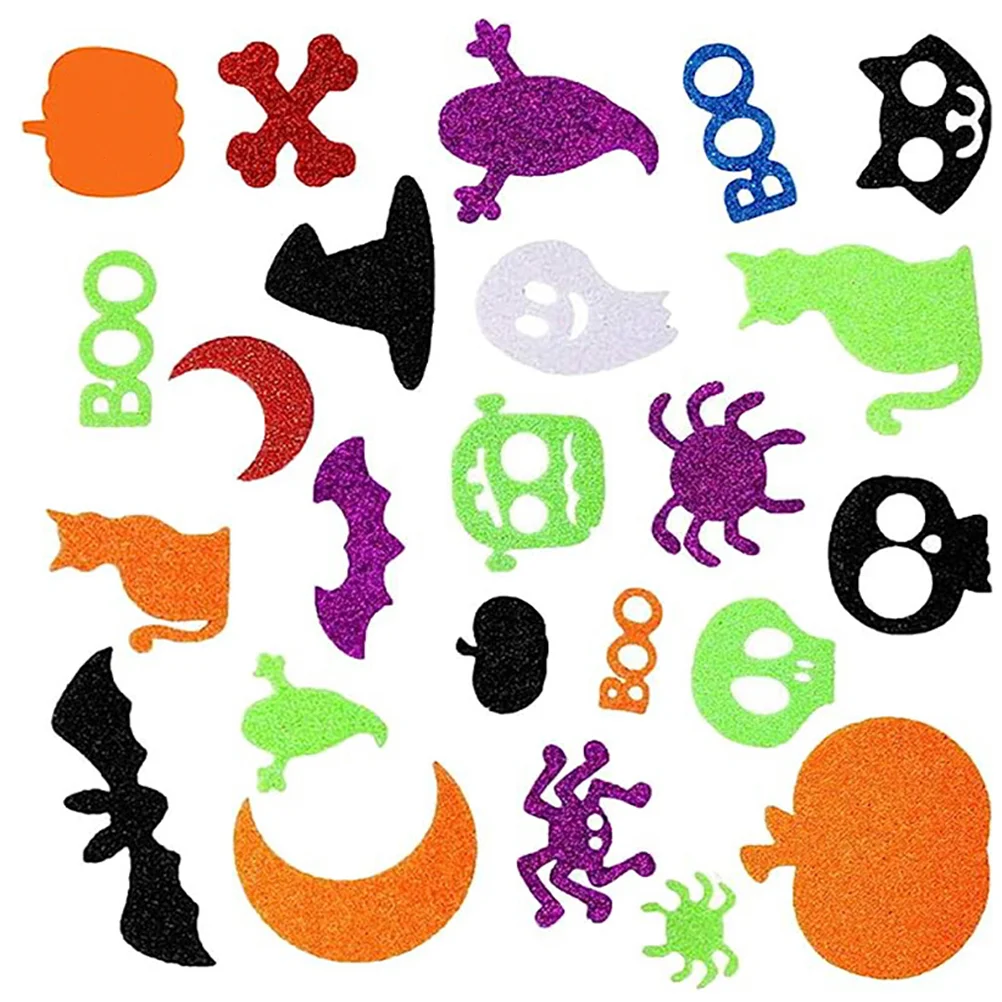 100 PCS Stickers Scrapbooking Halloween Party Decor Foams Decals Puzzle Pieces Holiday Self-adhesive Glitter Child
100 PCS Stickers Scrapbooking Halloween Party Decor Foams Decals Puzzle Pieces Holiday Self-adhesive Glitter Child