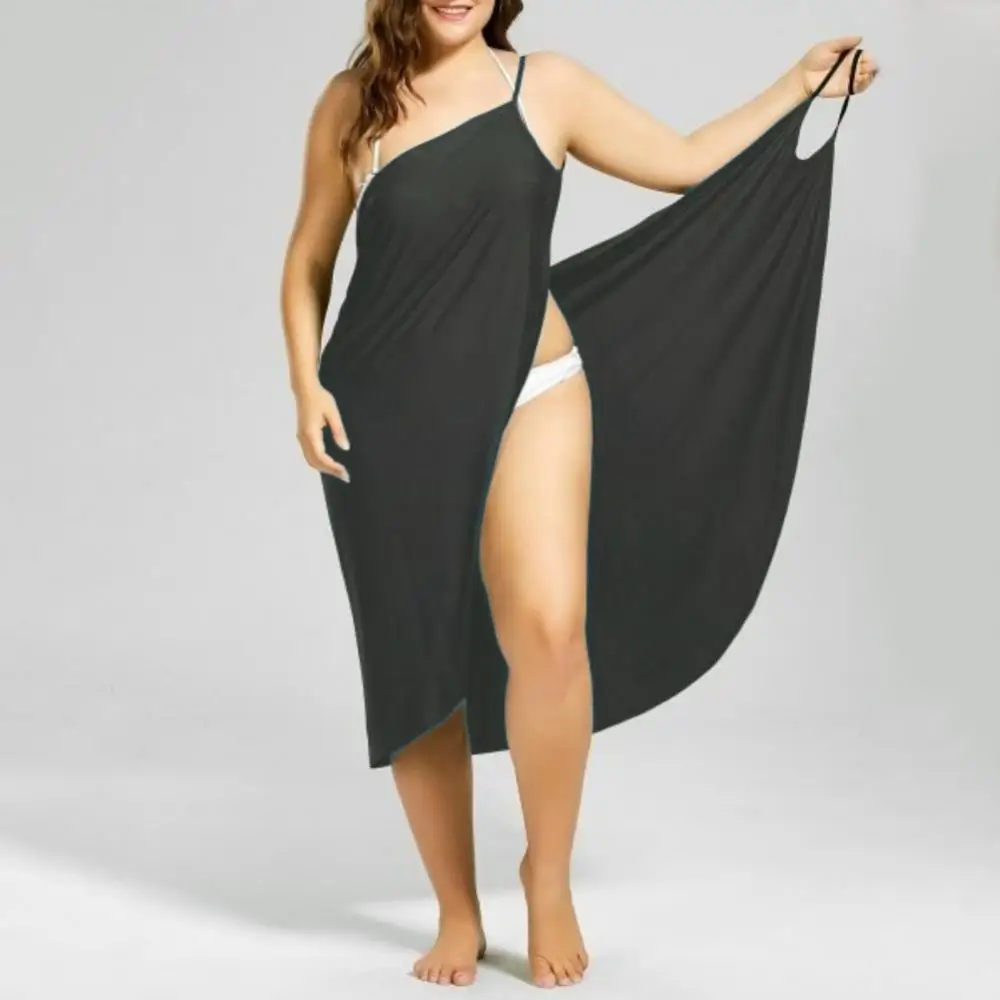 Plus Size Summer Beach Sexy Women Solid Color Wrap Dress Sun Protection Bikini Cover Up Sarongs Female Bathing Suit Swimwears
Plus Size Summer Beach Sexy Women Solid Color Wrap Dress Sun Protection Bikini Cover Up Sarongs Female Bathing Suit Swimwears