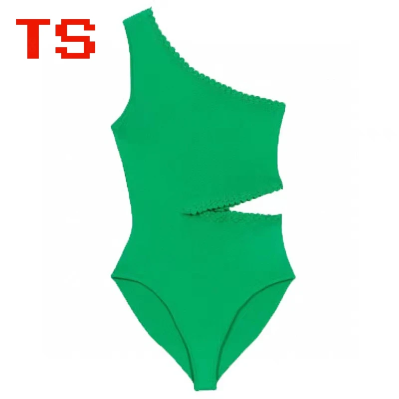 Sexy Cutout Knit Jumpsuit Pants 2023 Summer New Green One Shoulder Waistless Sleeveless Knit Dresses Women Higher Quality
Sexy Cutout Knit Jumpsuit Pants 2023 Summer New Green One Shoulder Waistless Sleeveless Knit Dresses Women Higher Quality