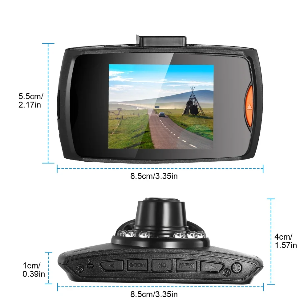 1080P Car DVR Camera Dash Cam Camcorder 90 Degree Angle Loop Recording Night Vison
1080P Car DVR Camera Dash Cam Camcorder 90 Degree Angle Loop Recording Night Vison