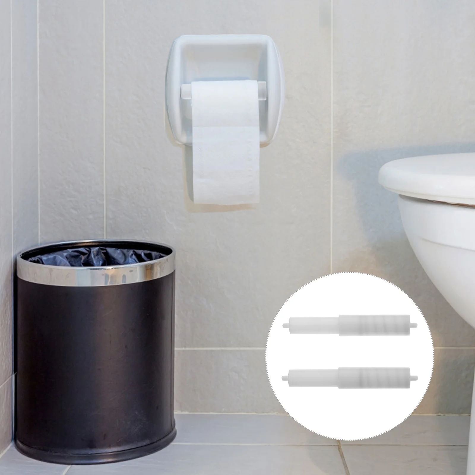 2 Pcs Carton Center Shaft Plastic Paper Holder Roller Simple Tissue Rod Rollers White Toilet Stand Stainless Steel
2 Pcs Carton Center Shaft Plastic Paper Holder Roller Simple Tissue Rod Rollers White Toilet Stand Stainless Steel