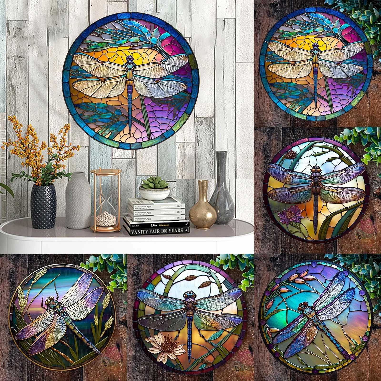 Colored Imitation Glass Dragonfly Wreath Colored Acrylic Hanging Plaque Home Decoration Party Aesthetic Ornaments 2023 New
Colored Imitation Glass Dragonfly Wreath Colored Acrylic Hanging Plaque Home Decoration Party Aesthetic Ornaments 2023 New