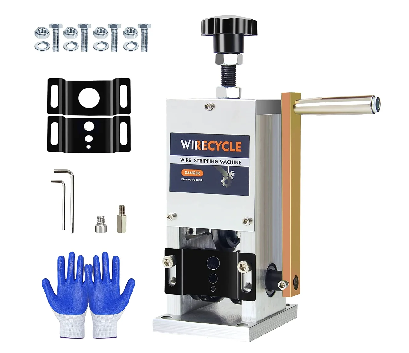 Manual Scrap Wire Stripping Machine, Copper Wire Peeler Machine, Scrap Cable Stripper
Manual Scrap Wire Stripping Machine, Copper Wire Peeler Machine, Scrap Cable Stripper