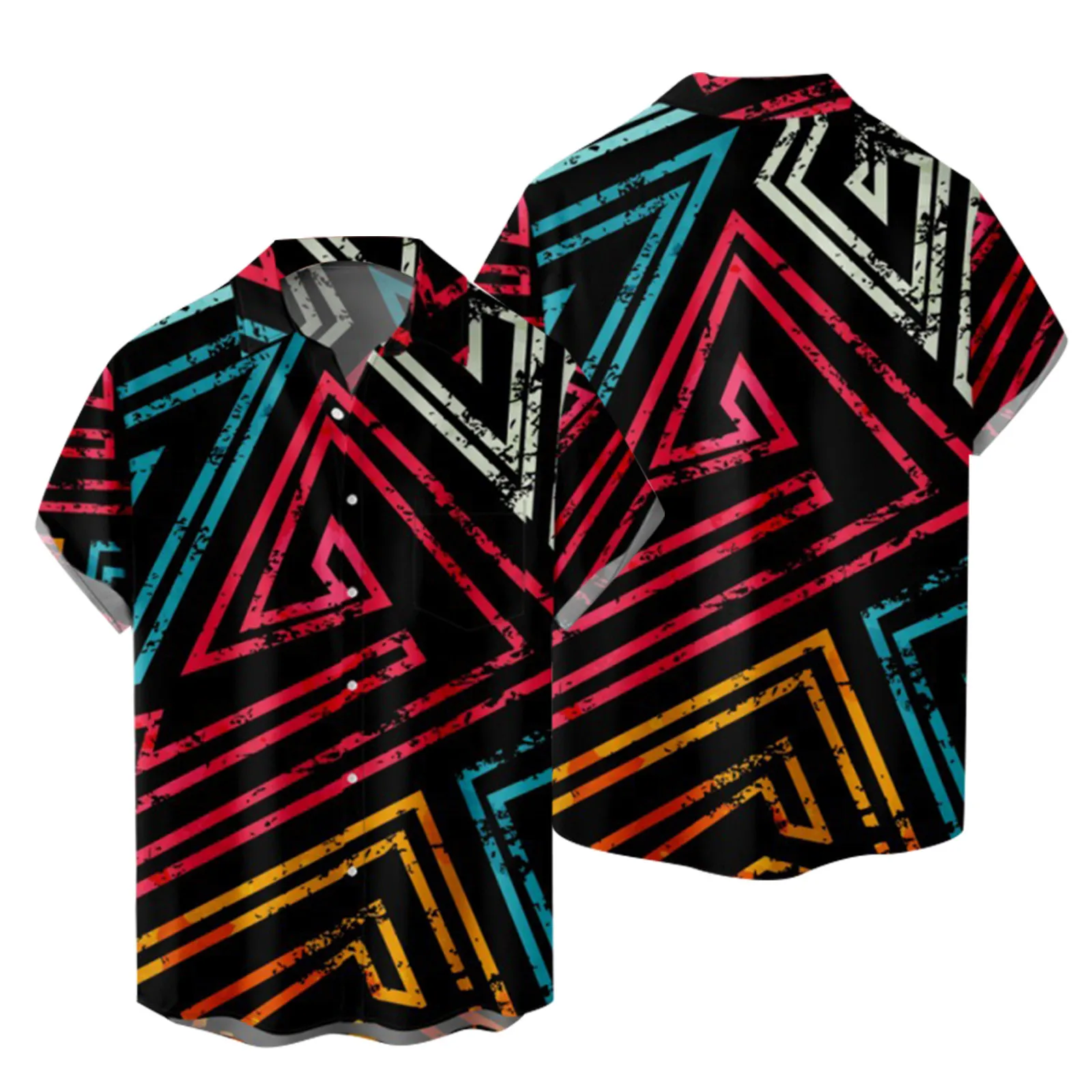 Mens Fashion And Leisure 3D Digital Printing Buckle Lapel Short Sleeve Shirt Top White T Shirt for Men 
Mens Fashion And Leisure 3D Digital Printing Buckle Lapel Short Sleeve Shirt Top White T Shirt for Men