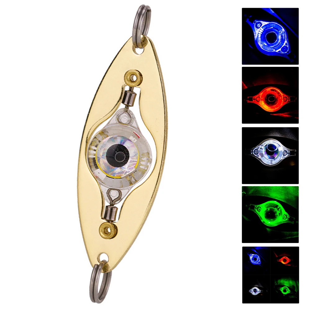 5.5cm LED Fishing Lure Light Deep Drop Fishing Spoons Underwater Eye Shape Fishing Lure Light Fishing Tackle Accessoires
5.5cm LED Fishing Lure Light Deep Drop Fishing Spoons Underwater Eye Shape Fishing Lure Light Fishing Tackle Accessoires