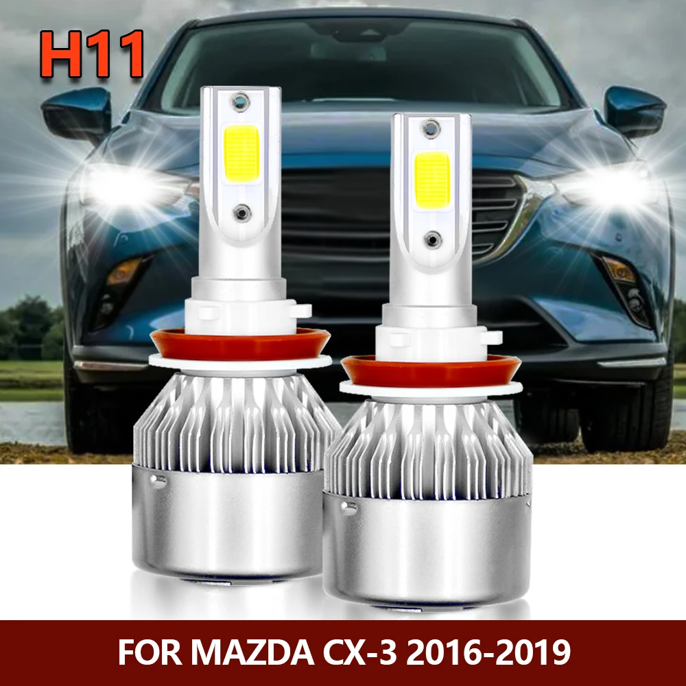 LED Headlight Bulbs Low Beam H11 Car Front Auto Turbo Lamps White For Mazda CX-3 2016 2017 2018 2019
LED Headlight Bulbs Low Beam H11 Car Front Auto Turbo Lamps White For Mazda CX-3 2016 2017 2018 2019
