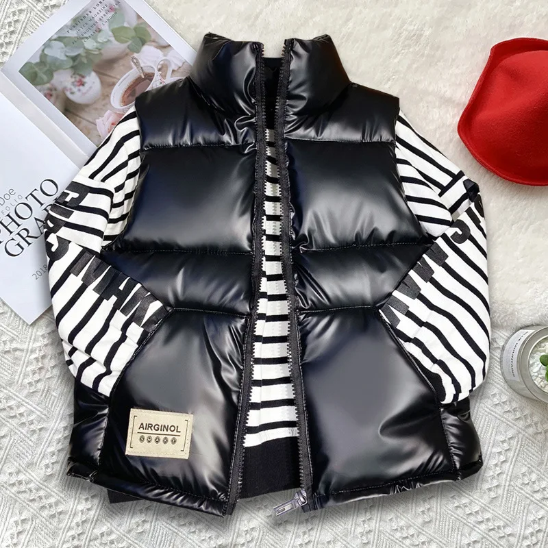 4-13Y Children Down Cotton Vests Coats Autumn Winter Boys Girls Waistcoats Zipper Solid Windproof Kids Outerwear Clothes Hw35
4-13Y Children Down Cotton Vests Coats Autumn Winter Boys Girls Waistcoats Zipper Solid Windproof Kids Outerwear Clothes Hw35