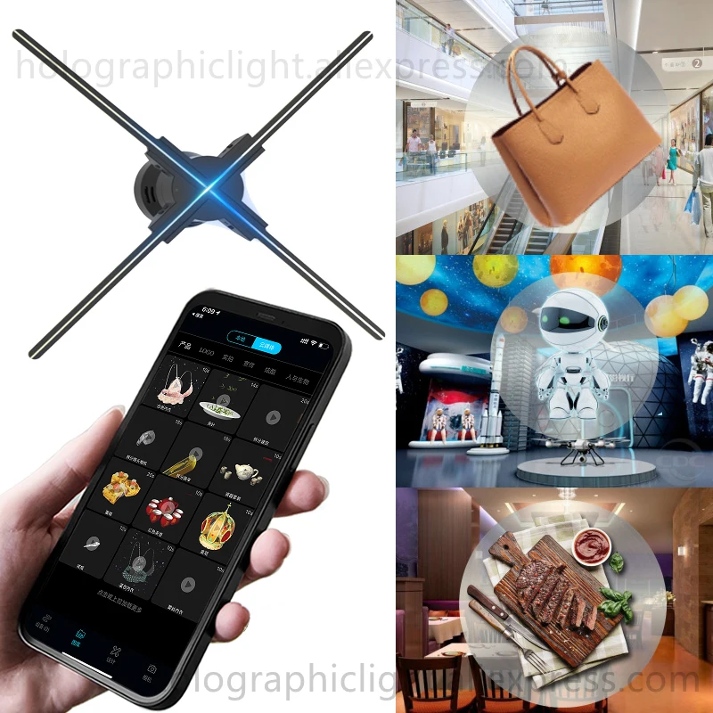Wifi 3d Display Advertising Logo Light Led Sign Holographic Lamp 3d Fan Hologram Projector Advertising Display Fan for Car Watch
Wifi 3d Display Advertising Logo Light Led Sign Holographic Lamp 3d Fan Hologram Projector Advertising Display Fan for Car Watch