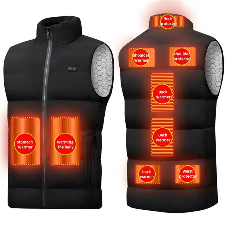 15 Areas Heated Camouflage Vest Men Keep warm Vest USB Electric Heating Jacket Thermal Waistcoat Hunting Outdoor Vest Camping
15 Areas Heated Camouflage Vest Men Keep warm Vest USB Electric Heating Jacket Thermal Waistcoat Hunting Outdoor Vest Camping