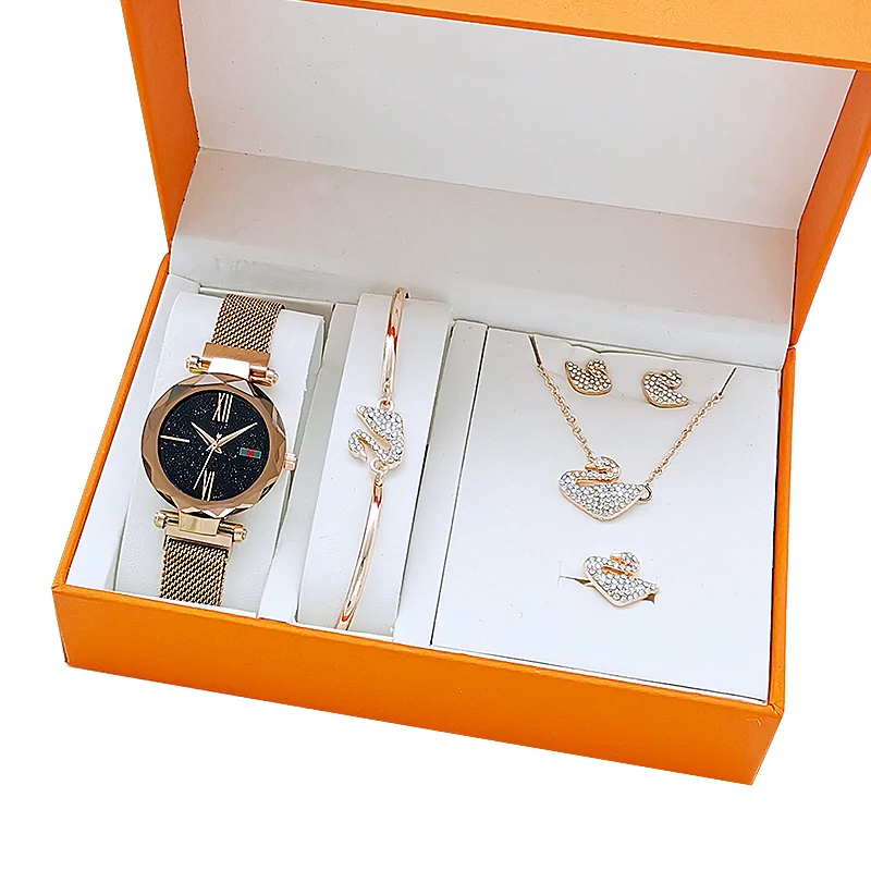 Starry watch female student fashion luxury ladies girlfriends compact waterproof women's watch
Starry watch female student fashion luxury ladies girlfriends compact waterproof women's watch