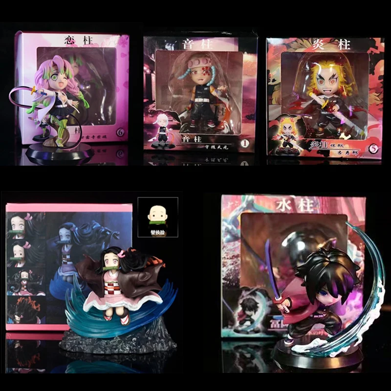 Kimetsu No Yaiba Anime Figure Kamado Nezuko Mitsuri Uzui Tengen Rengoku Kyoujurou PVC Action Figures Demon Slayer Figurines Gift
Kimetsu No Yaiba Anime Figure Kamado Nezuko Mitsuri Uzui Tengen Rengoku Kyoujurou PVC Action Figures Demon Slayer Figurines Gift