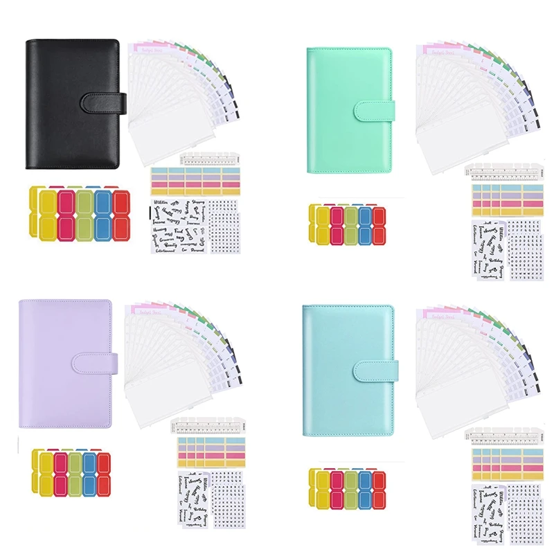 A6 PU Leather Notebook Binder Budget Planning Notepad 6 Ring Binder Cover A6 Binder For Money Saving Envelopes
A6 PU Leather Notebook Binder Budget Planning Notepad 6 Ring Binder Cover A6 Binder For Money Saving Envelopes