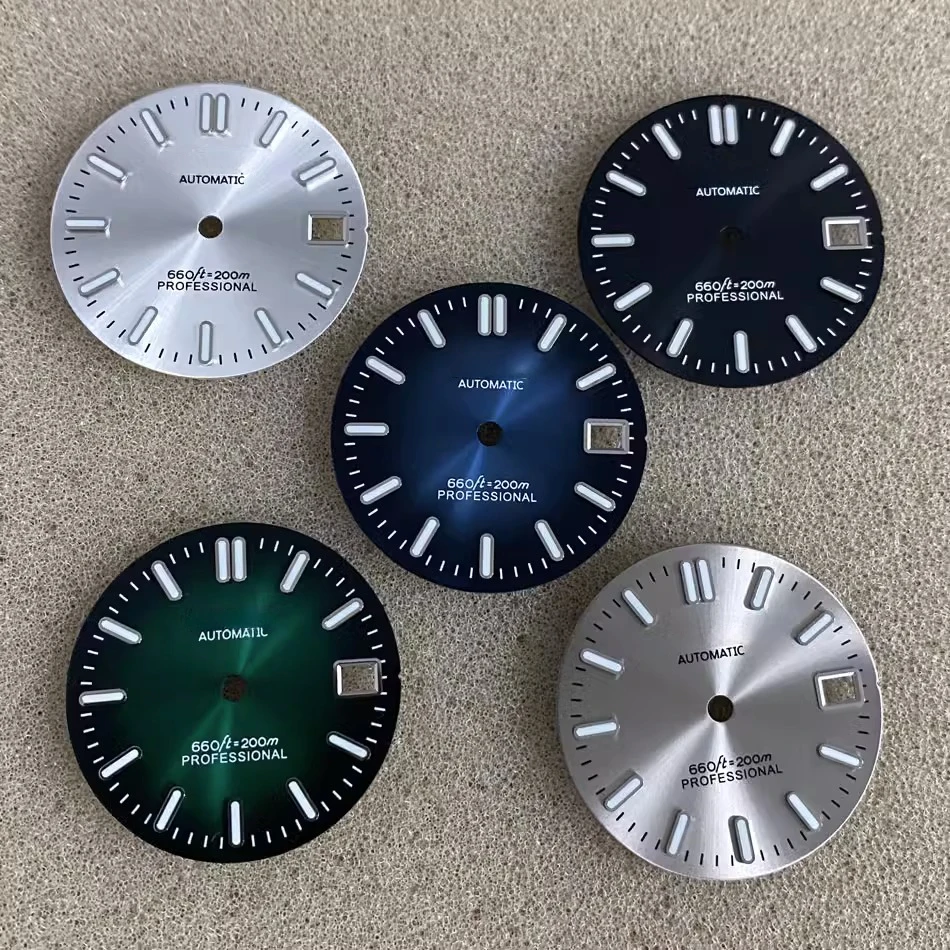 28.5mm NH35 dial watch dial S dial green luminous suitable for NH35 movement watch accessories repair tool
28.5mm NH35 dial watch dial S dial green luminous suitable for NH35 movement watch accessories repair tool