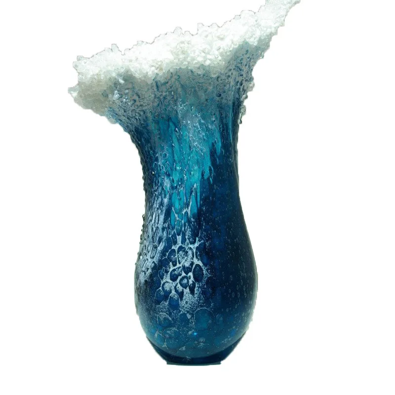 New Wave Vase Resin Handicraft Modern Simple Ocean Blue Home Decoration Table Top Ornaments
New Wave Vase Resin Handicraft Modern Simple Ocean Blue Home Decoration Table Top Ornaments