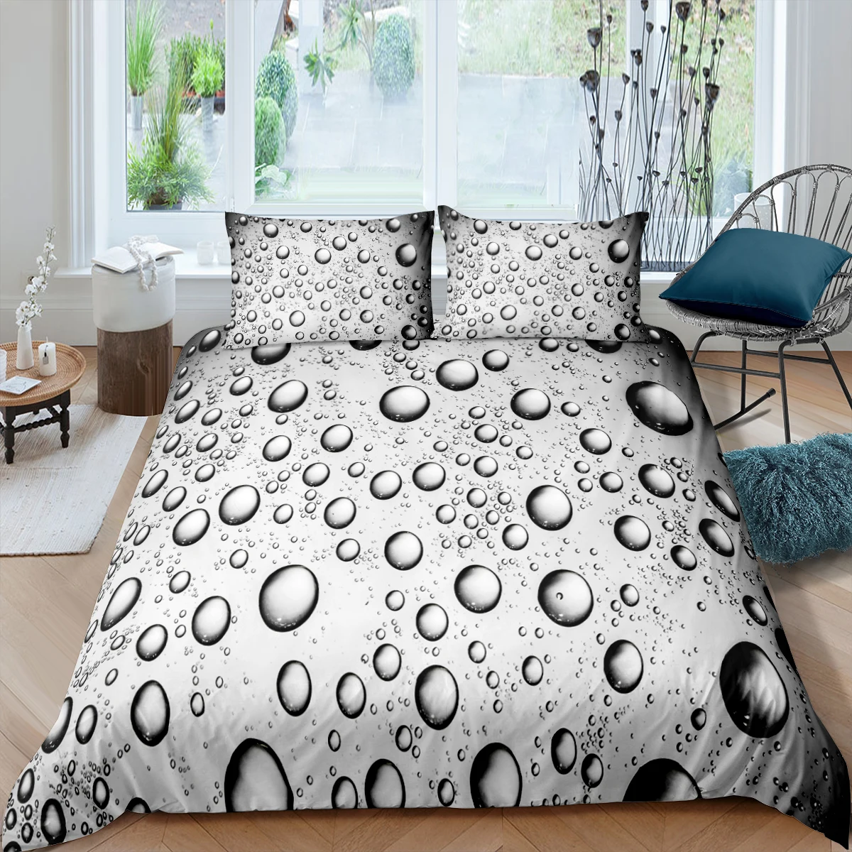 Home Textiles Luxury 3D Raindrops Duvet Cover Set Pillowcase Kids Bedding Set AU/EU/UK/US Queen and King Size Bedding
Home Textiles Luxury 3D Raindrops Duvet Cover Set Pillowcase Kids Bedding Set AU/EU/UK/US Queen and King Size Bedding