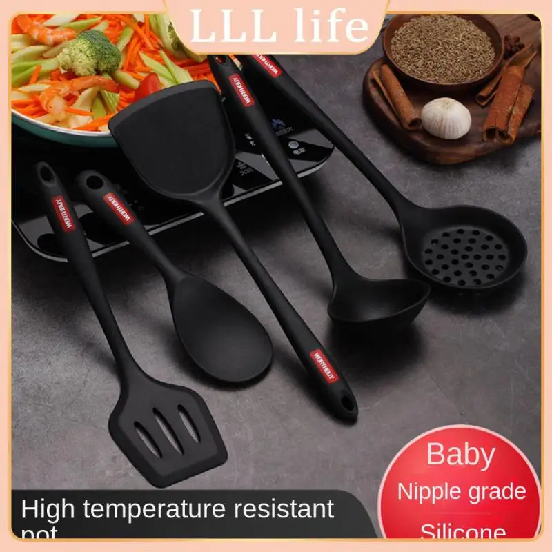 Kitchenware Set Baking Tools Leaky Spoon Non-stick Cookware Food Grade Kitchenware Resistant High Temperature Spatula Shovel 
Kitchenware Set Baking Tools Leaky Spoon Non-stick Cookware Food Grade Kitchenware Resistant High Temperature Spatula Shovel