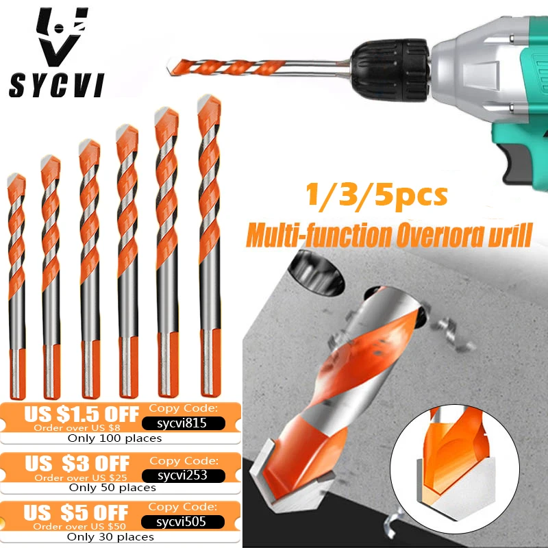 3-12mm Multifunctional Glass Drill Bit Triangle Diamond Drill Set Ceramic Tile Concrete Brick Wood Punching Hole Saw Metal Drill
3-12mm Multifunctional Glass Drill Bit Triangle Diamond Drill Set Ceramic Tile Concrete Brick Wood Punching Hole Saw Metal Drill
