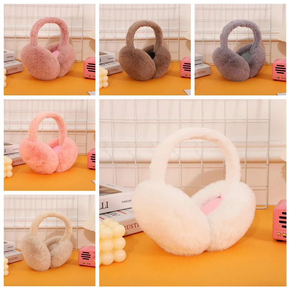 Women Fashion Winter Soft Plush Ear Warmer Girls Outdoor Thick Warm Earmuffs Solid Color Earflap Cold Protection Ear Cover
Women Fashion Winter Soft Plush Ear Warmer Girls Outdoor Thick Warm Earmuffs Solid Color Earflap Cold Protection Ear Cover