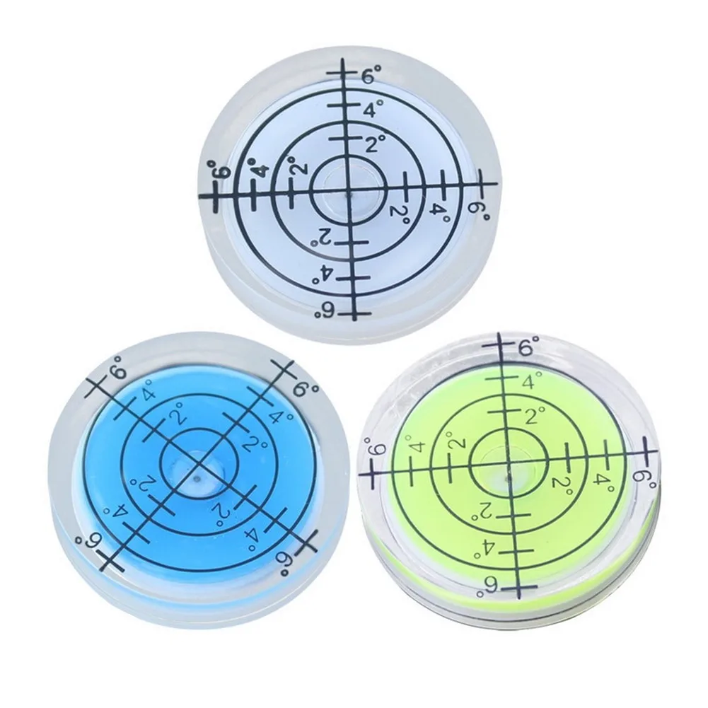 

1pc Spirit Level Bubble Mini Round Bullseye Leveller High Precision Bubble Level Horizontal Spirit Level Measuring Tool 32mmx7mm