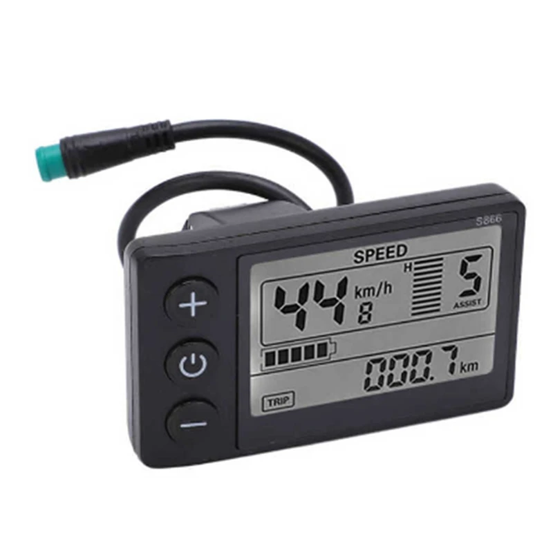 24V 36V 48V 60V Waterproof LCD Display S866 Controller Panel Dashboard Electric Bike Display For Electric Scooter
24V 36V 48V 60V Waterproof LCD Display S866 Controller Panel Dashboard Electric Bike Display For Electric Scooter