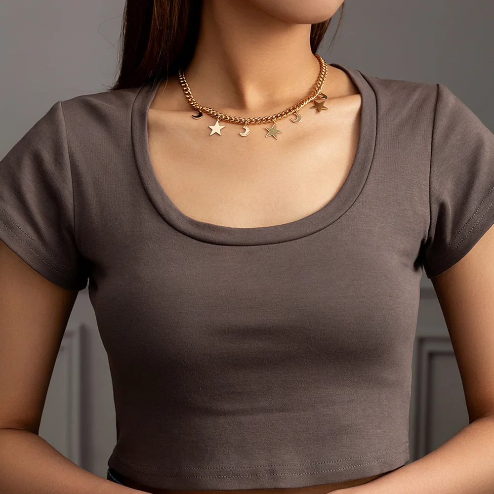 Wholesale Hot Selling Vintage Chain Necklace For Women Ins Simple Cold Style Fashion Golding Choker
Wholesale Hot Selling Vintage Chain Necklace For Women Ins Simple Cold Style Fashion Golding Choker
