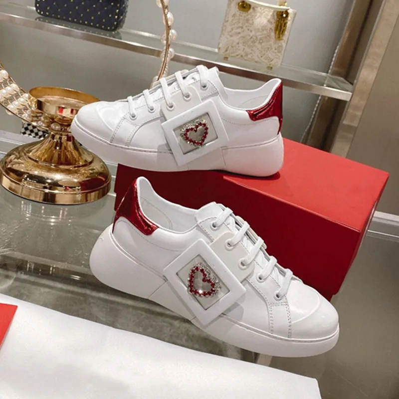 Love Diamond Sneakers Square Buckle Zapatillas Mujer Flat Platform Woman Shoes Lace Up Shoes Women Fashion Casual Couple Shoes
Love Diamond Sneakers Square Buckle Zapatillas Mujer Flat Platform Woman Shoes Lace Up Shoes Women Fashion Casual Couple Shoes