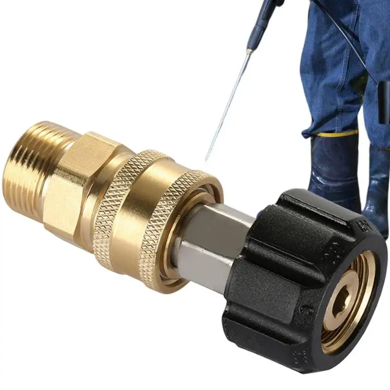 High Pressure Washer Hose Adapter Washer Quick Connector Car Washing Machine Pressure Water Filter Hose Adapter Pipe Fitting
High Pressure Washer Hose Adapter Washer Quick Connector Car Washing Machine Pressure Water Filter Hose Adapter Pipe Fitting