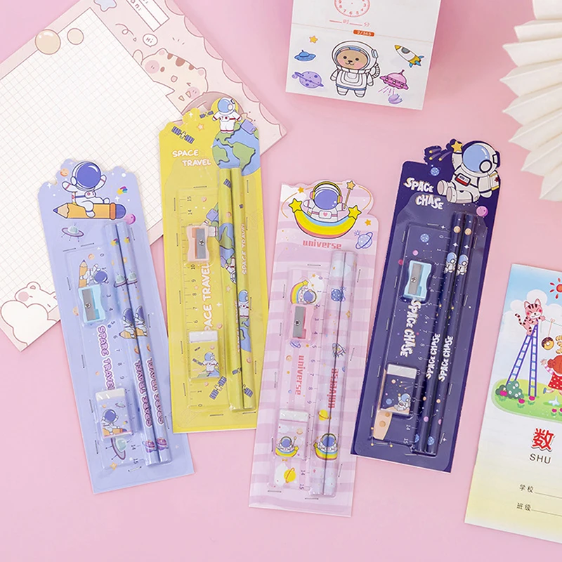 1Set Cartoon Space Travel Astronaut Pencil Set School Supplies Stationery Set Art Sketch Drawing Supplies Students Children Gifs
1Set Cartoon Space Travel Astronaut Pencil Set School Supplies Stationery Set Art Sketch Drawing Supplies Students Children Gifs