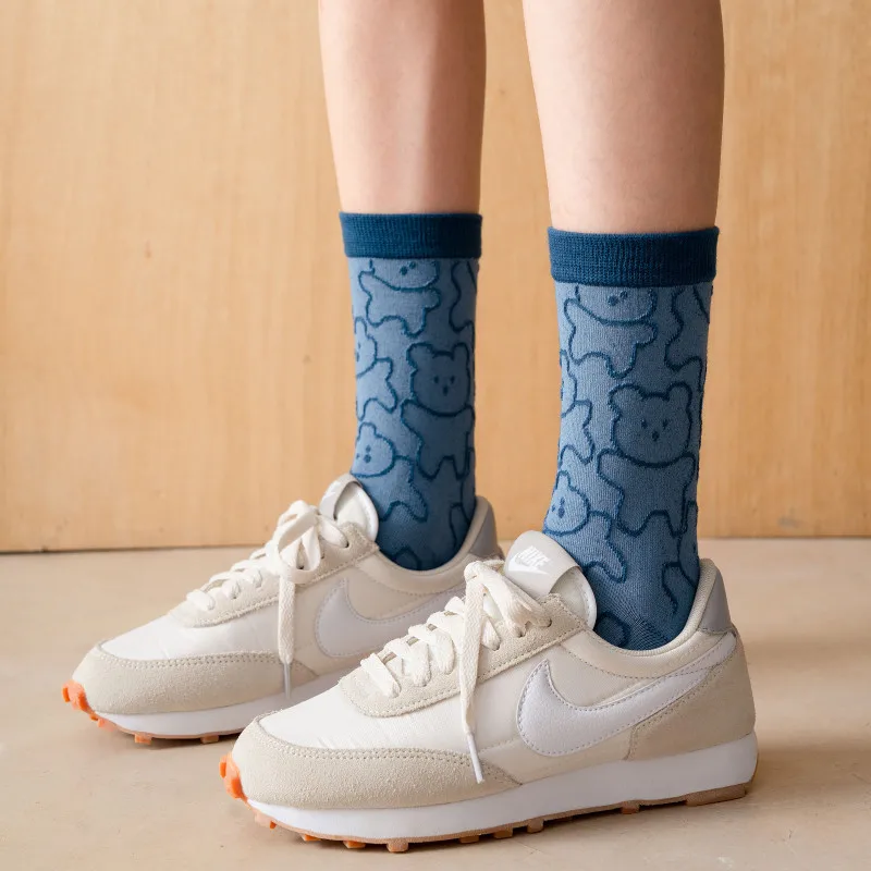 Socks Women Cute Kawai Cartoon Woman Combed Cotton Socks Girls Funny Bear Animal Pattern Prints Casual Sock Streetwear Soks Meia
Socks Women Cute Kawai Cartoon Woman Combed Cotton Socks Girls Funny Bear Animal Pattern Prints Casual Sock Streetwear Soks Meia
