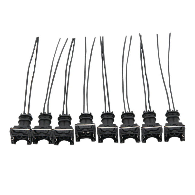 8Pcs Fuel Injector Connector Wiring Plugs Clips for EV1 OBD1 Pigtail Cut & Splice
8Pcs Fuel Injector Connector Wiring Plugs Clips for EV1 OBD1 Pigtail Cut & Splice