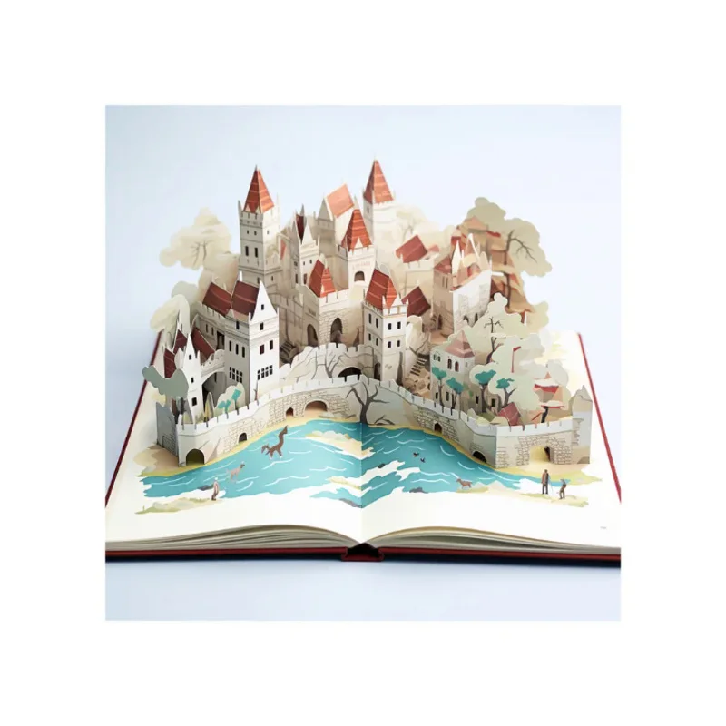 

Индивидуальный дизайн, сделанные на заказ исторические приключения, 3D всплывающие книги ручной работы для молодых исследователей, погружение в богатый гобелен