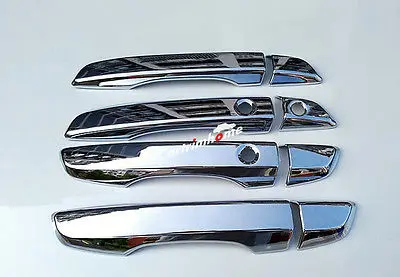 

RHD! Smart Key Hole Door Handle Cover Trim 8pcs For Honda Civic 4dr Sedan 16 -17